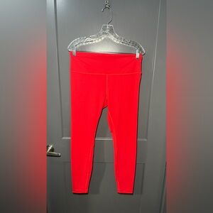 Lululemon Red Leggings